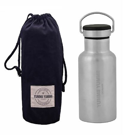 Yummii Yummii Thermo Bottle - 350 ml - Stainless Steel w. Black