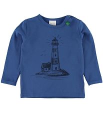 Freds World Bluse - Ocean Lighthouse - Blå Freds World Bluse - Ocean Lighthouse - Blå