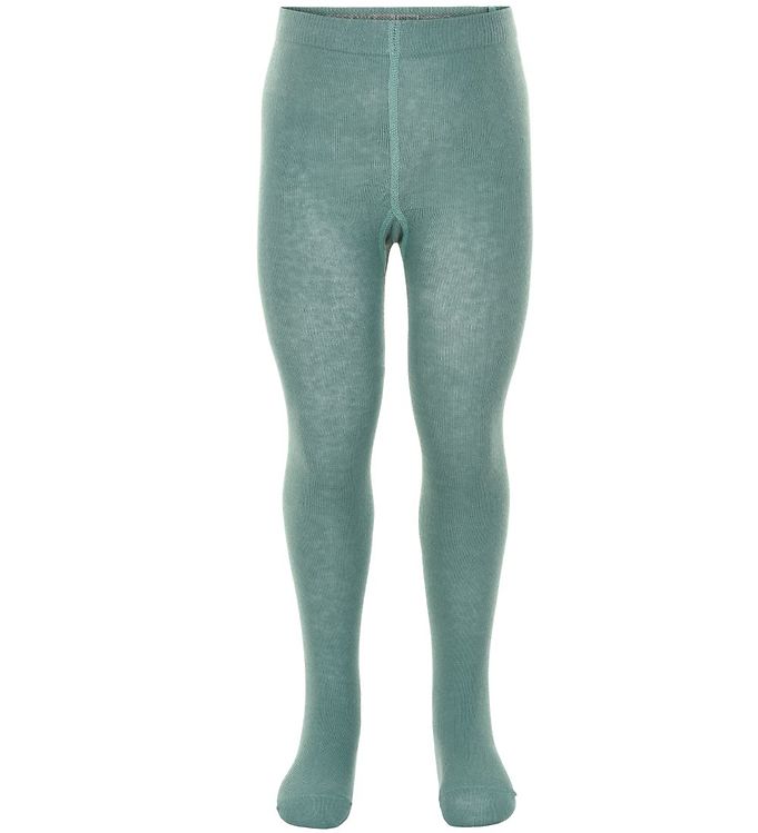 Minymo Strømpebukser - Solid - Oil Blue