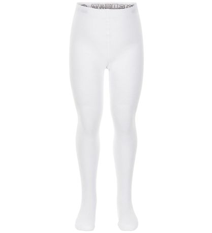 Minymo Tights - 2-pack - White/Gray Minymo Tights - 2-pack - White/Gray