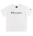 Champion Fashion T-Shirt - Weiß m. Logo