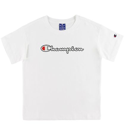 Champion Fashion T-Shirt - Weiß m. Logo Champion Fashion T-Shirt - Weiß m. Logo