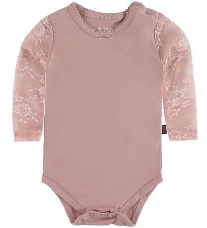 Little Wonders Body m. Blondeærmer - Maja - Støvet Rosa