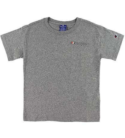 Champion Fashion T-Shirt - Graumeliert m. Logo Champion Fashion T-Shirt - Graumeliert m. Logo