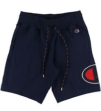 Champion Fashion Shorts - Bermuda - Navy m. Logo Champion Fashion Shorts - Bermuda - Navy m. Logo