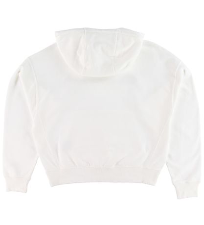 Champion Fashion Hættetrøje - Hvid m. Logo
