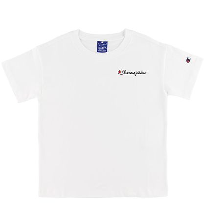 Champion T-shirt - Vit m. Logo