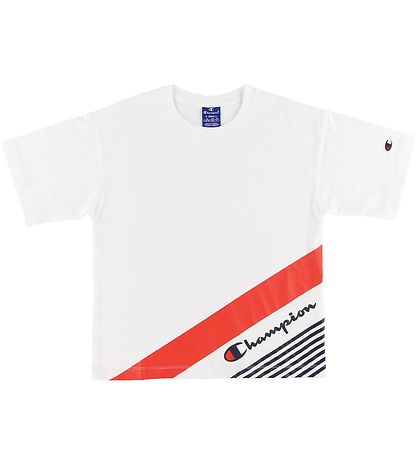 Champion Fashion T-shirt - Hvid m. Print Champion Fashion T-shirt - Hvid m. Print