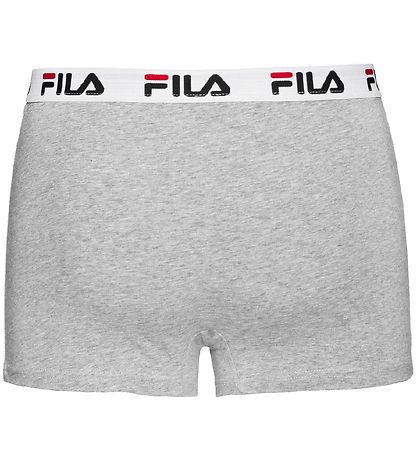 Fila Boxershorts - Graumeliert m. Logo Fila Boxershorts - Graumeliert m. Logo