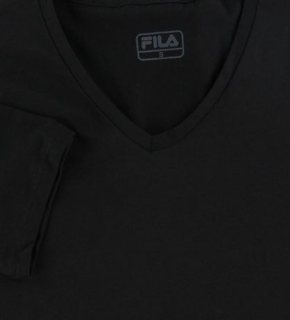 Fila T-shirt - V-Neck - Sort