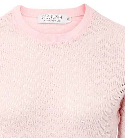 Blouse Hound - Recadré - Tricoté - Soft Peach av. Pointelle Blouse Hound - Recadré - Tricoté - Soft Peach av. Pointelle