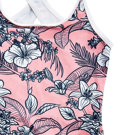 Creamie Badedragt - Pink Icing m. Blomster