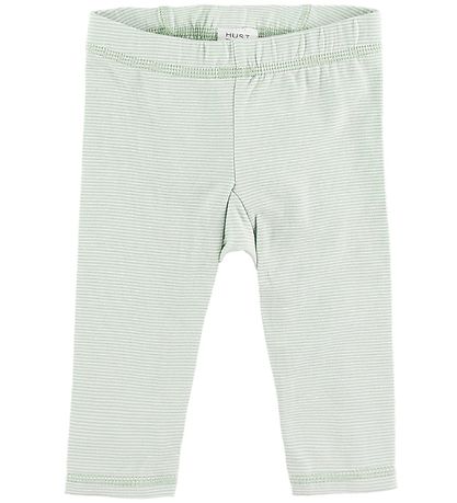 Hust and Claire Leggings - Lykke - Grøn/Hvidstribet Hust and Claire Leggings - Lykke - Grøn/Hvidstribet
