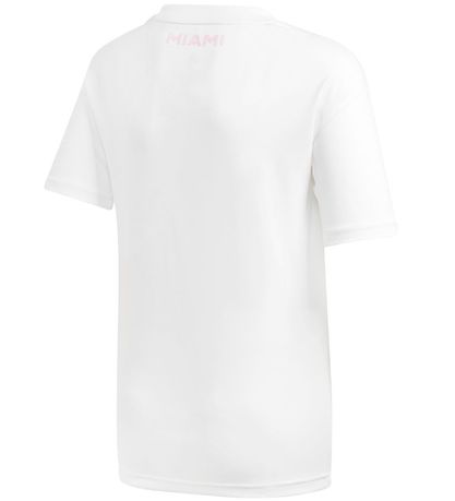 T-Shirt adidas Performance - Blanc av. Rose Imprimé T-Shirt adidas Performance - Blanc av. Rose Imprimé