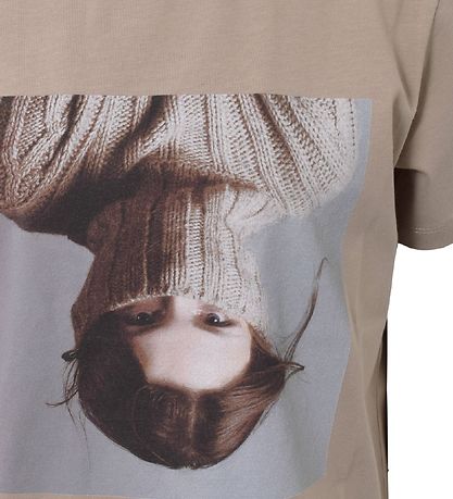 T-Shirt Hound - Latté av. Imprimé T-Shirt Hound - Latté av. Imprimé