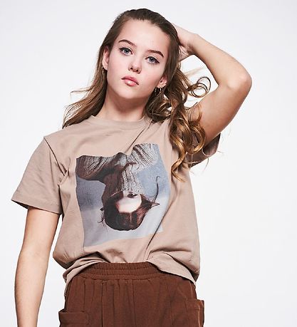 T-Shirt Hound - Latté av. Imprimé T-Shirt Hound - Latté av. Imprimé