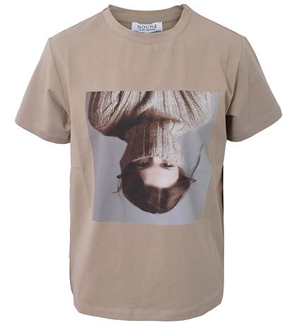 T-Shirt Hound - Latté av. Imprimé