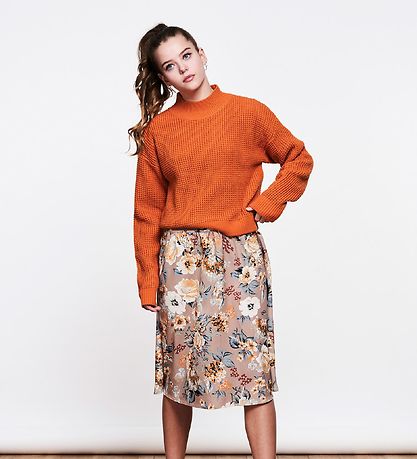 Hound Bluse - Strik - Orange Hound Bluse - Strik - Orange