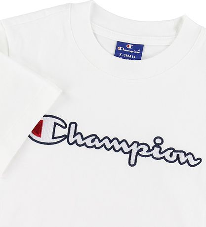 T-Shirt Champion Fashion - Blanc av. Logo