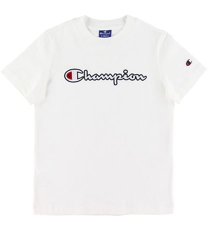 T-Shirt Champion Fashion - Blanc av. Logo T-Shirt Champion Fashion - Blanc av. Logo