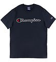 T-Shirt Champion Fashion - Marine av. Logo