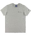 T-Shirt Champion Fashion - Gris Chiné av. Logo