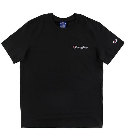 T-Shirt Champion Fashion - Noir av. Logo T-Shirt Champion Fashion - Noir av. Logo