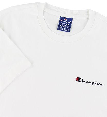 T-Shirt Champion Fashion - Blanc av. Logo T-Shirt Champion Fashion - Blanc av. Logo