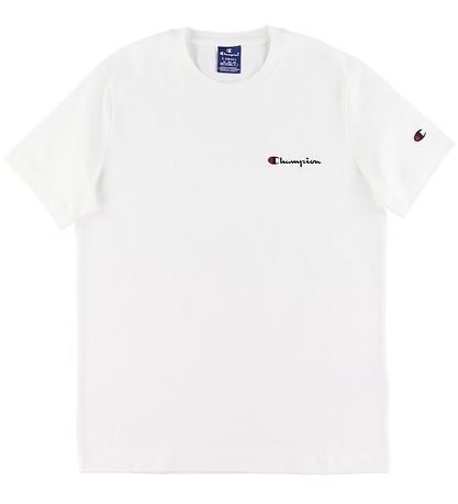 T-Shirt Champion Fashion - Blanc av. Logo T-Shirt Champion Fashion - Blanc av. Logo