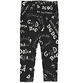 Dolce & Gabbana Leggings - Svart m. Tryck Dolce & Gabbana Leggings - Svart m. Tryck