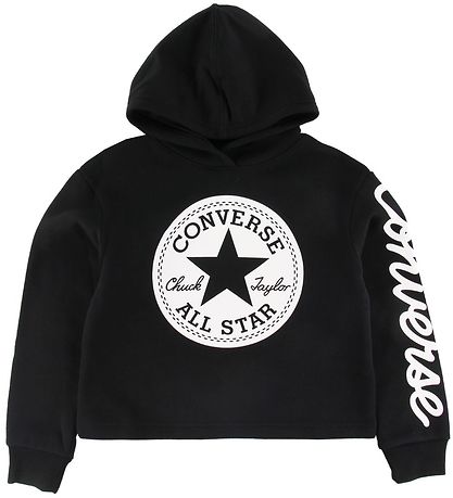 Converse Hættetrøje - Sort m. Logo Converse Hættetrøje - Sort m. Logo