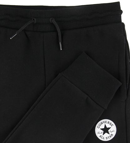 Converse Sweatpants - Black w. Logo