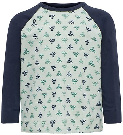 Hummel Bluse - HMLBoble - Grøn m. Logo