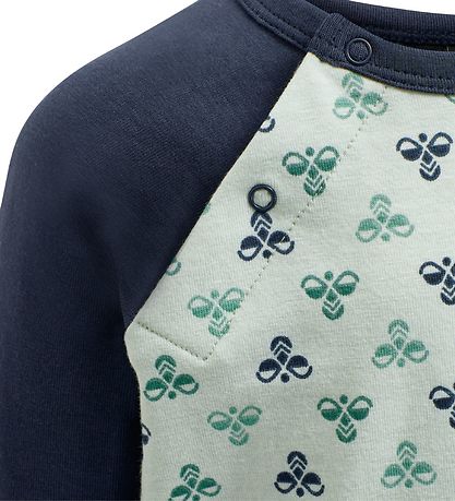 Hummel Bluse - HMLBoble - Grøn m. Logo