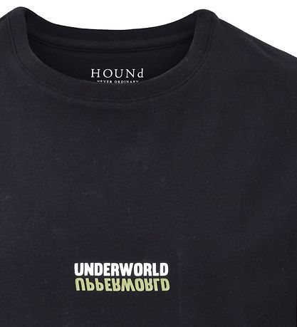 T-Shirt Hound - Noir av. Imprimé