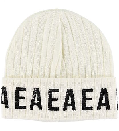 Emporio Armani Hat - Wool - Creme w. Sequins Emporio Armani Hat - Wool - Creme w. Sequins