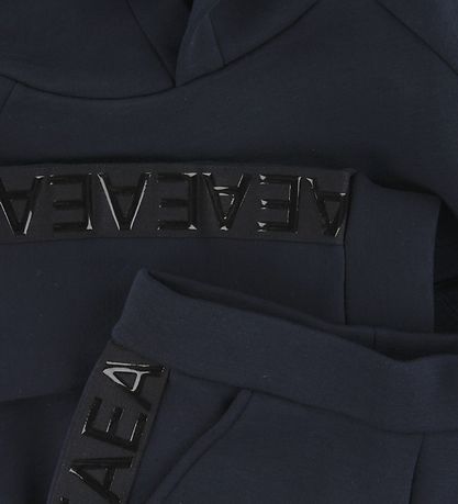 Emporio Armani Hættetrøje/Bukser - Navy m. Gummi Emporio Armani Hættetrøje/Bukser - Navy m. Gummi