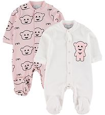 Emporio Armani Heldragt - 2-pak - Rosa/Hvid Emporio Armani Heldragt - 2-pak - Rosa/Hvid