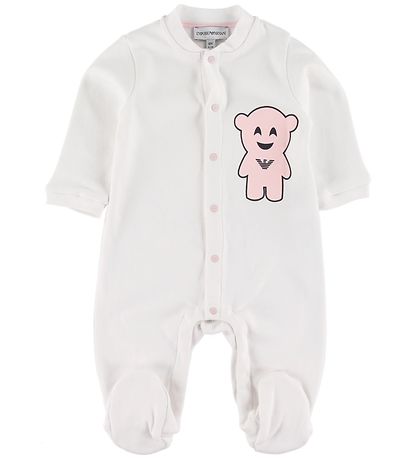 Emporio Armani Jumpsuit - 2-pack - Rose/White Emporio Armani Jumpsuit - 2-pack - Rose/White