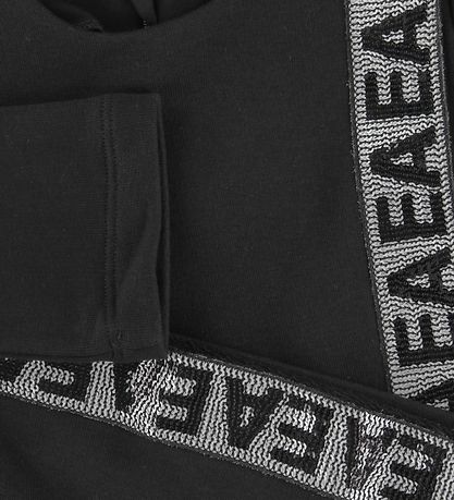 Emporio Armani Kjole - Sort m. Glimmer Emporio Armani Kjole - Sort m. Glimmer