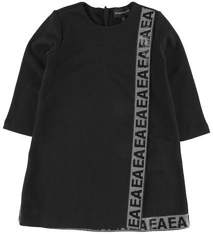 Emporio Armani Kjole - Sort m. Glimmer Emporio Armani Kjole - Sort m. Glimmer
