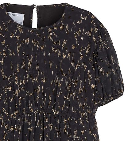 Designers Remix Dress - Kiely - Black w. Camel Print