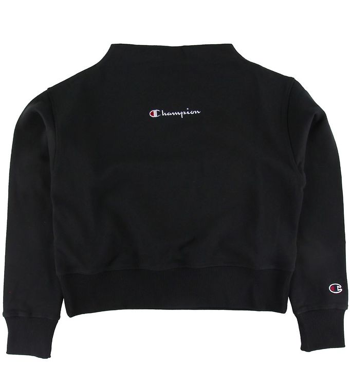Champion Fashion Sweatshirt - High Neck/Crop - Sort