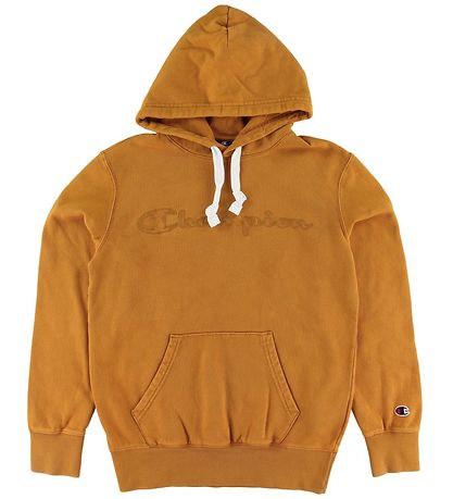 Sweat à Capuche Champion Fashion - Brûlé Orange av. Logo Sweat à Capuche Champion Fashion - Brûlé Orange av. Logo