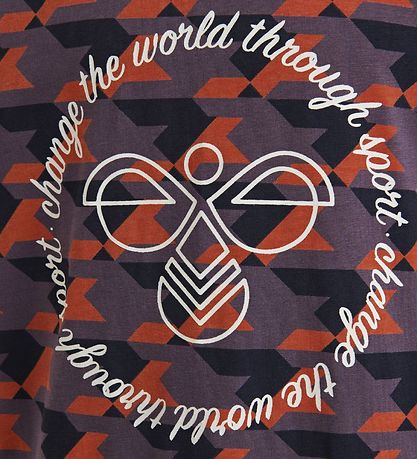 Hummel T-shirt - HMLArmelia - Lilla/Rød Hummel T-shirt - HMLArmelia - Lilla/Rød