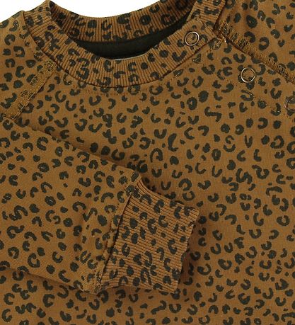 Soft Gallery Sweatshirt - Alexi - Golden Brown/Leospot Soft Gallery Sweatshirt - Alexi - Golden Brown/Leospot