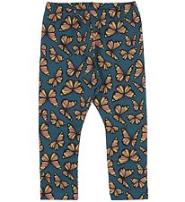 DYR Leggings - Tundra - Blå m. Sommerfugle