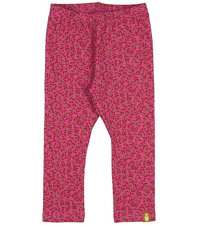 Danefæ Leggings - DaneAndrea - Pink m. Blomster Danefæ Leggings - DaneAndrea - Pink m. Blomster