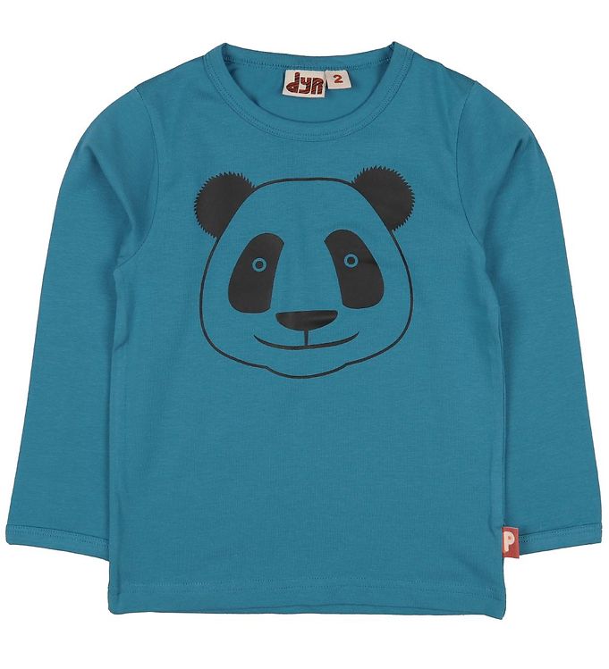 DYR Bluse - Roar T - Blå m. Panda