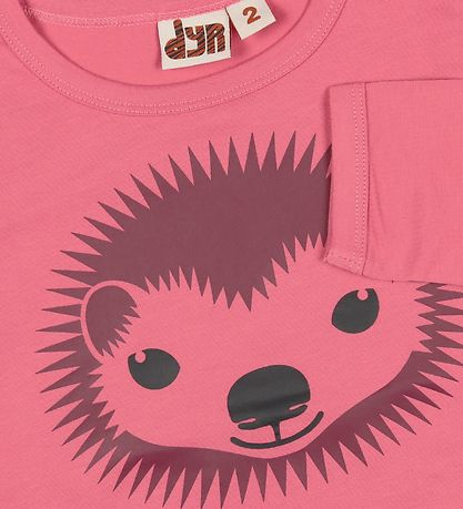 DYR Bluse - Roar T - Lyserød m. Pindsvin